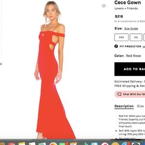 Lovers + Friends Gown